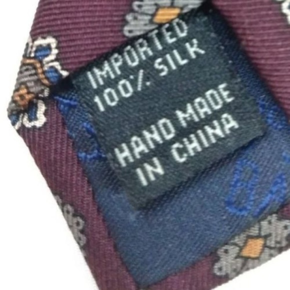 Jos. A. Bank Mens 100% Silk Tie Handmade - Picture 6 of 7